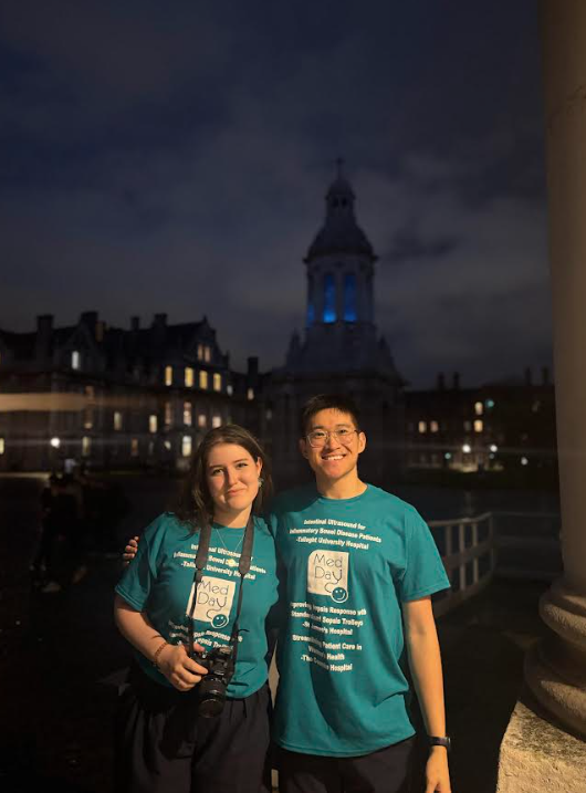 Irish medical student Henry Li on campus, balancing clinical placements and study life