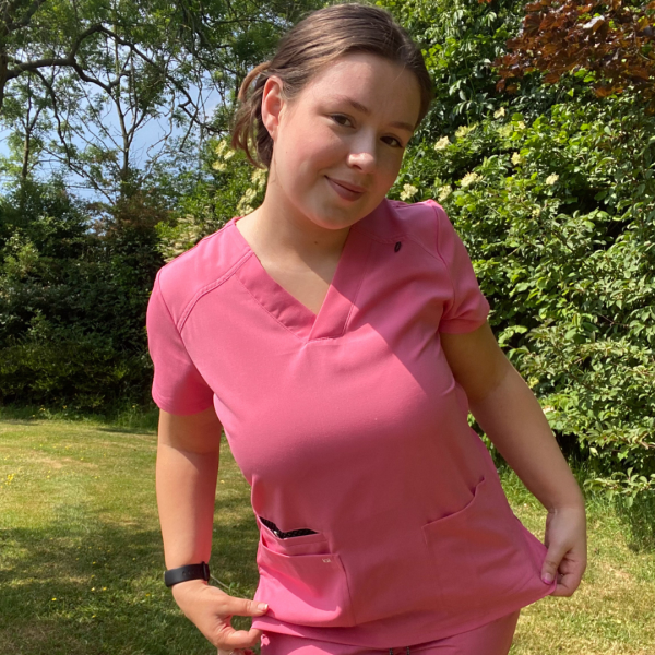 Summer pink scrubs