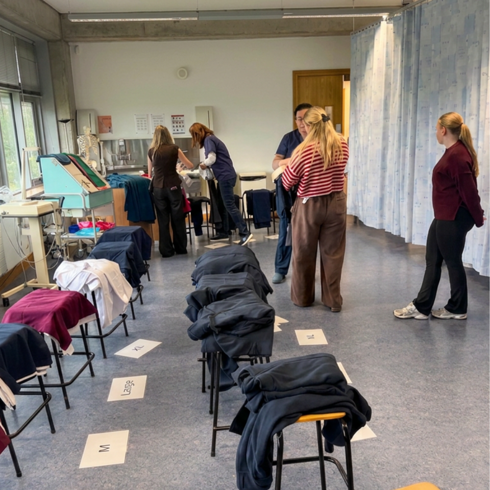Freshers' Week, First Fitting: How SETU Waterford's New Nursing Students Chose Their Scrubs