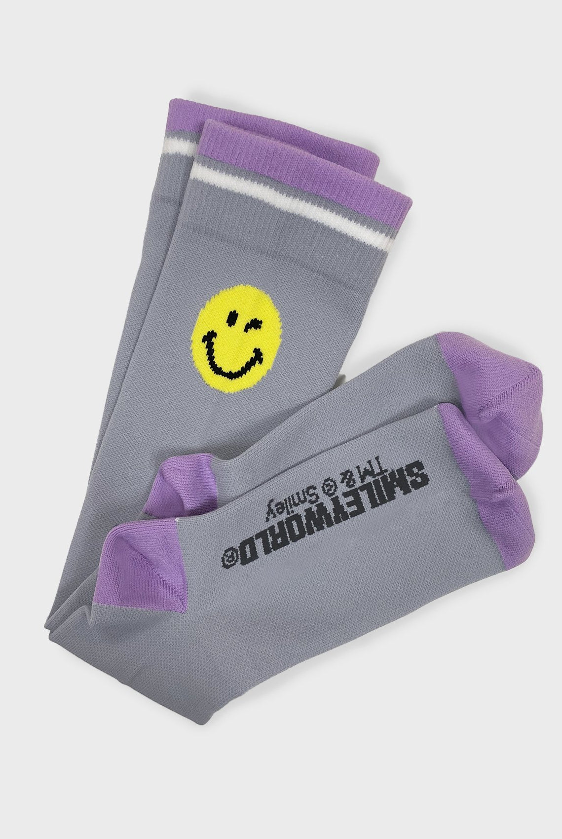 2-pack-compression-socks-SMILEY-WORLD-x-koi-sa179-SMG-purple-1