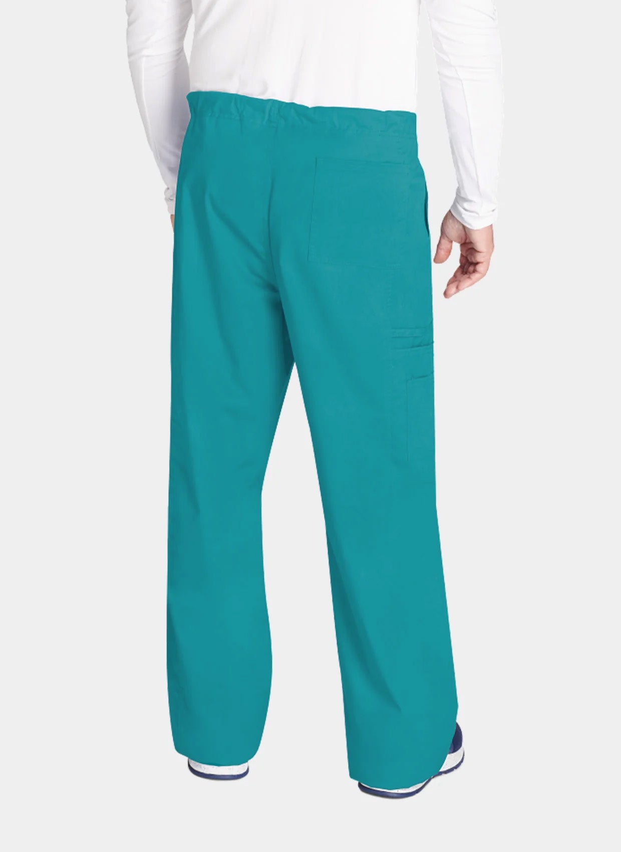 Cherokee Core Stretch Unisex Drawstring Cargo Scrub Trousers WWE4043 Teal