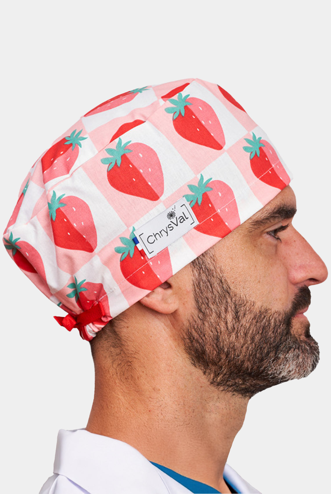 ChrysVal Long Hair Scrub Hat – Strawberry Men