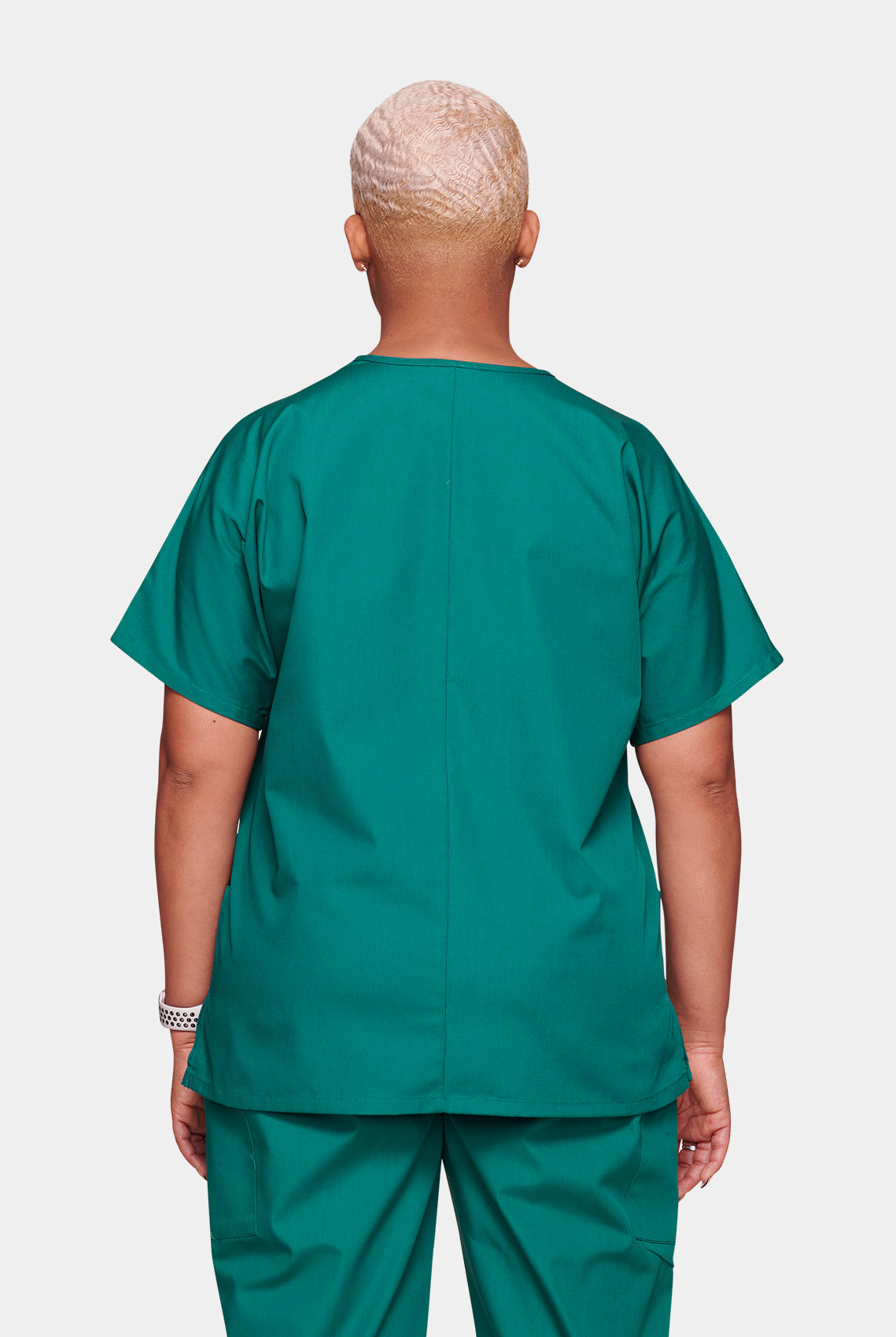 Cherokee Unisex Scrub Top - Hunter - Back