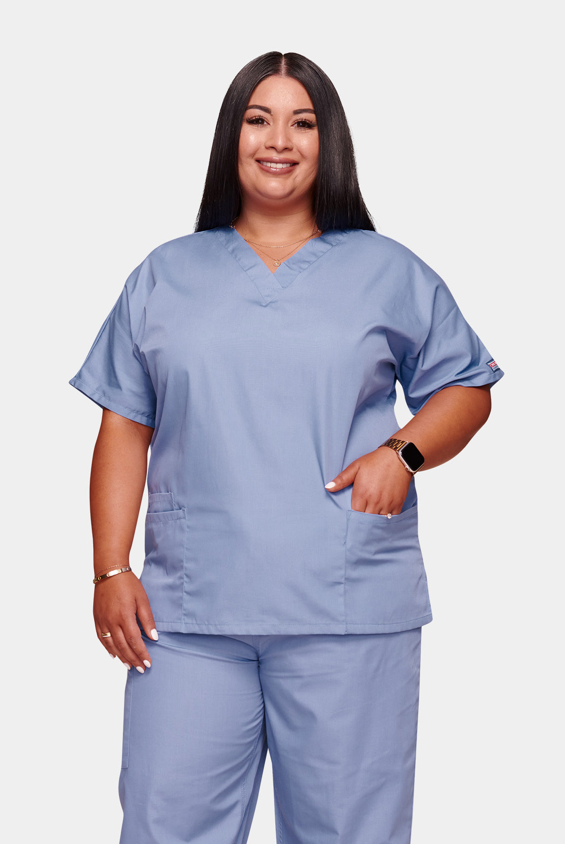 Cherokee Unisex Scrub Top - Ceil