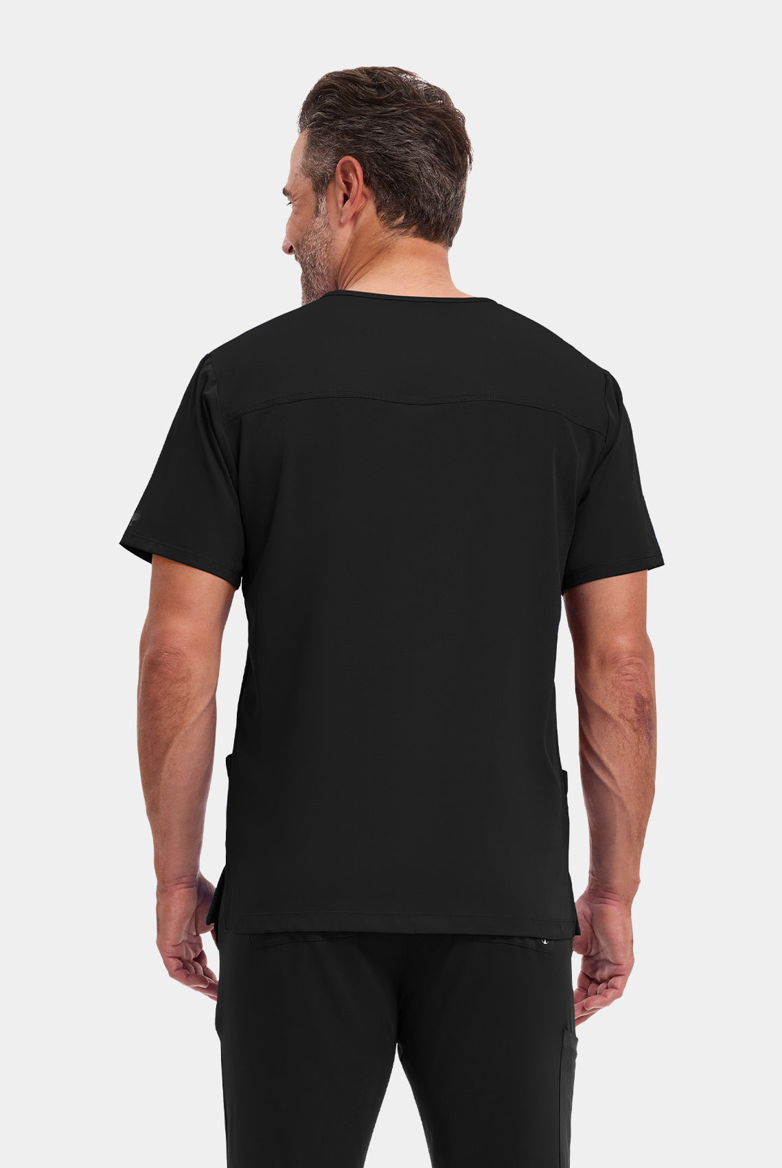 Healing Hands Mathew Scrub Top - Black