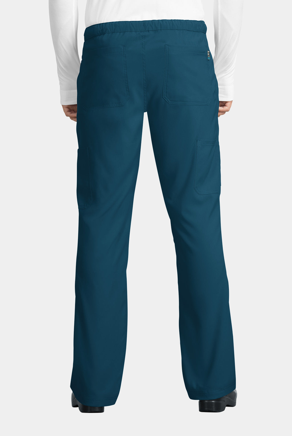 Koi Lite Discovery Scrub Trousers - Caribbean - Back