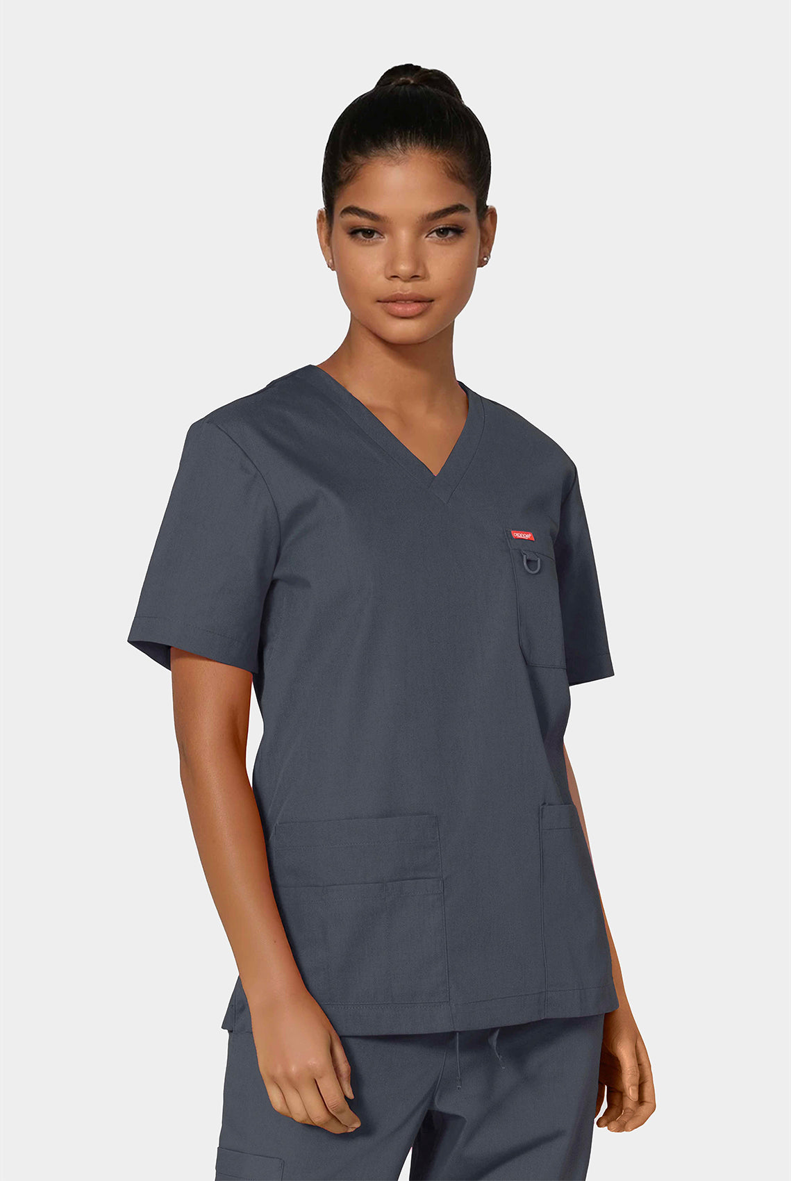 Orange Standard Balboa Scrub top Charcoal