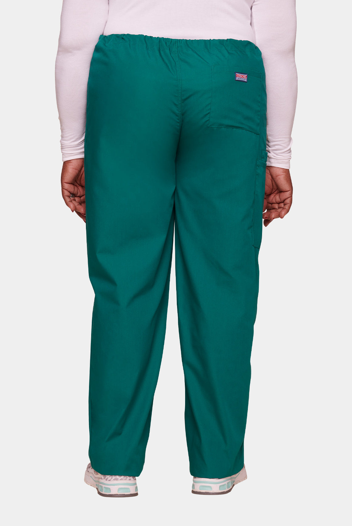 Cherokee Unisex Drawstring Scrub Trousers-Hunter-Back