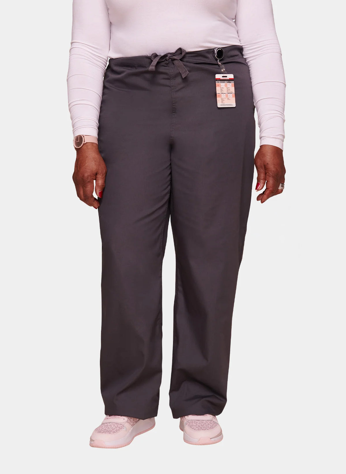 Cherokee Unisex Drawstring Scrub Trousers-Pewter