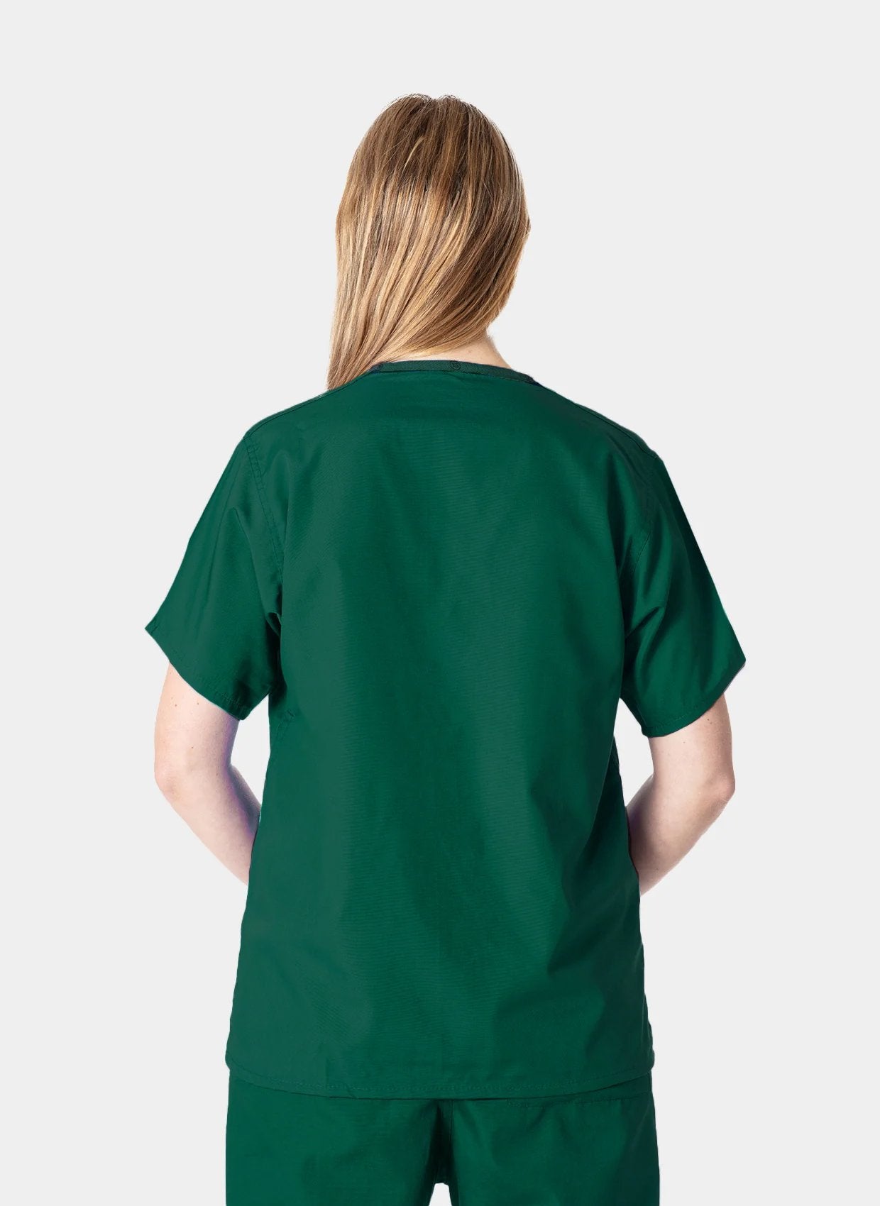 Budget Scrub Top - Hunter - Back