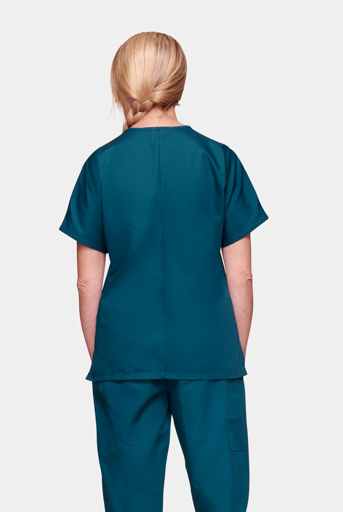 Cherokee Unisex Scrub Top - Caribbean