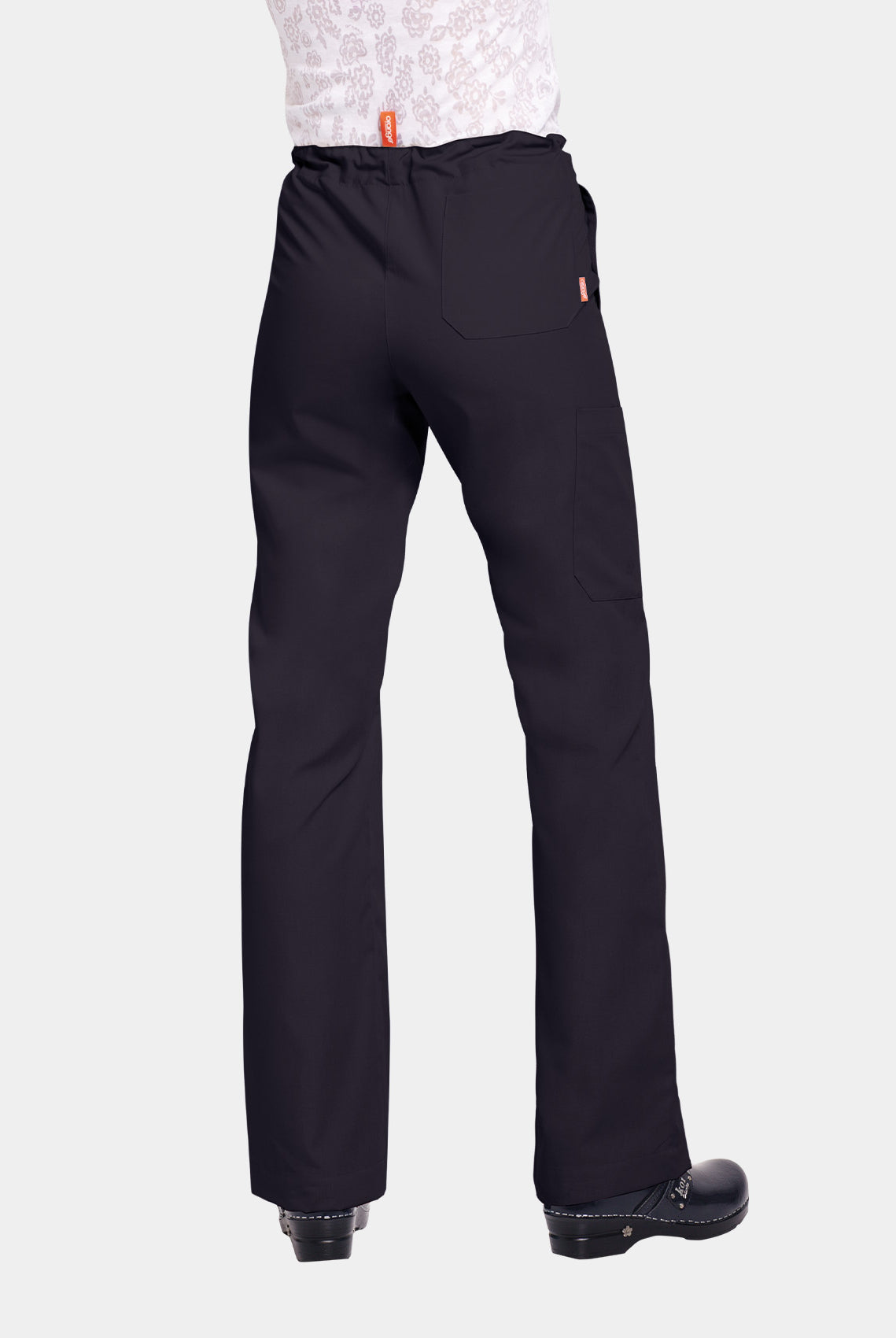 Orange Standard Unisex Huntington Scrub Trousers-Back-Black