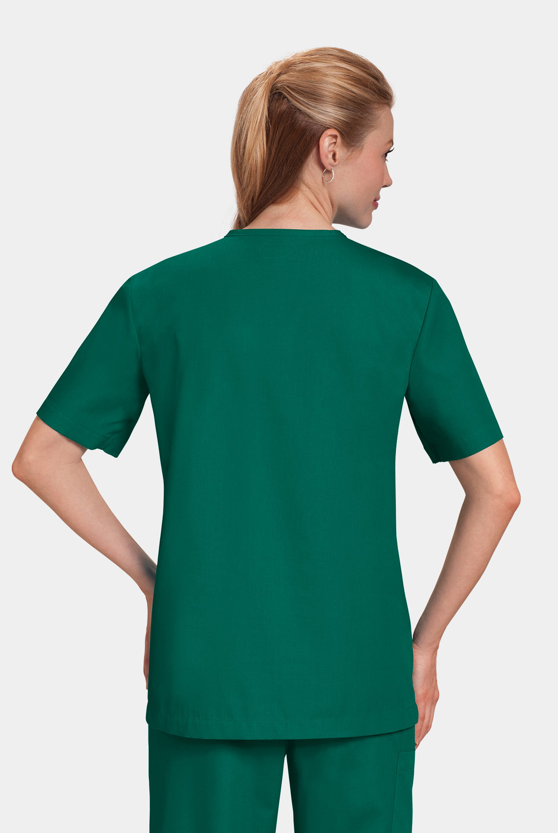 Orange Standard Balboa Scrub Top - Hunter - back