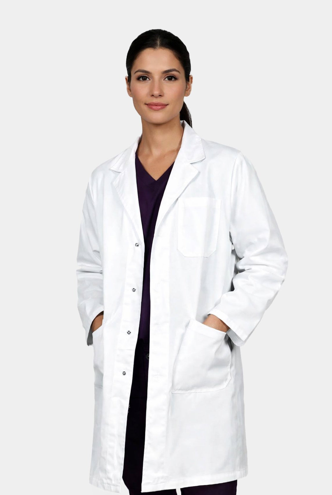 Prestige White Unisex Lab Coat