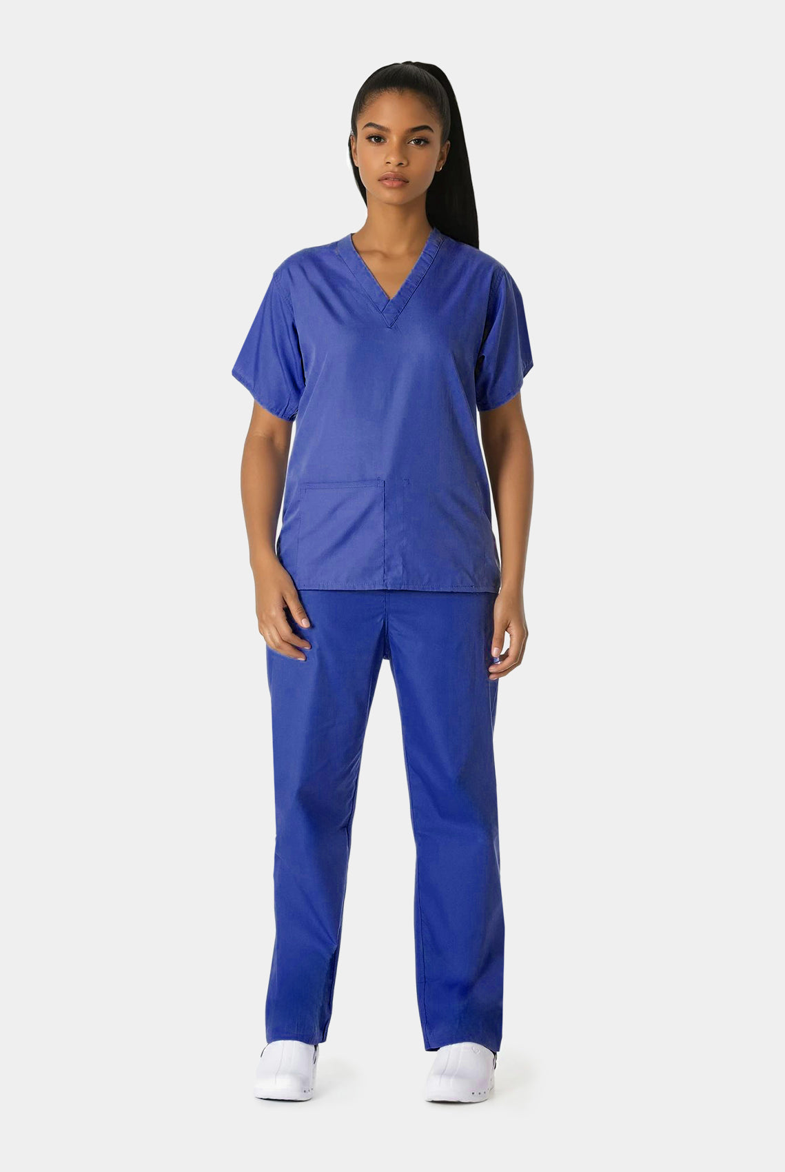 Budget Scrubs Unisex Set - Royal
