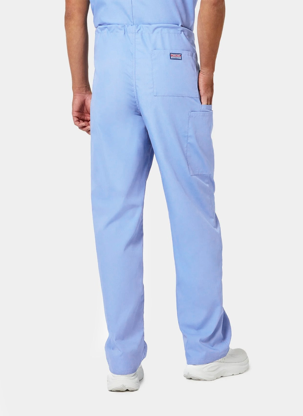 Cherokee Unisex Drawstring Scrub Trousers-Ceil