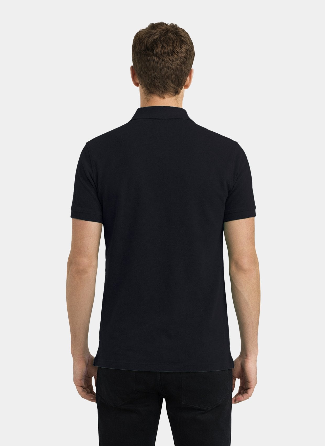 unisex short sleeve polo shirt velilla gibson black