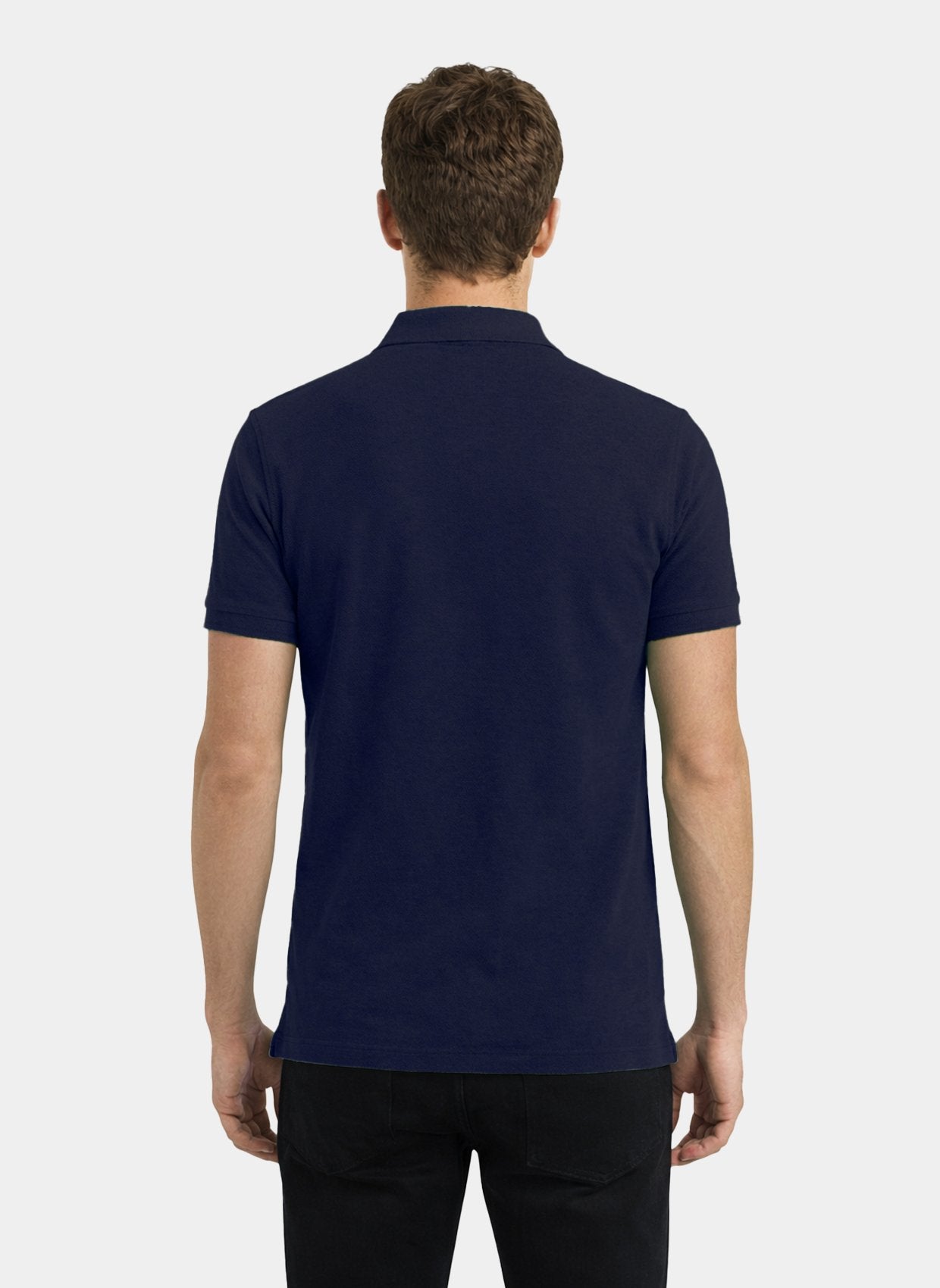 unisex short sleeve polo shirt velilla gibson navy