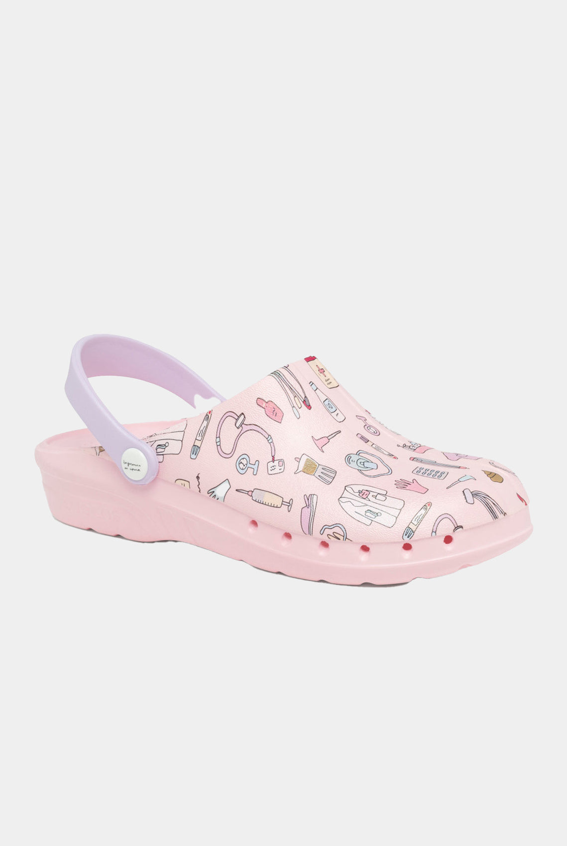 Suecos Oden Fusion Clogs - Rose - Front