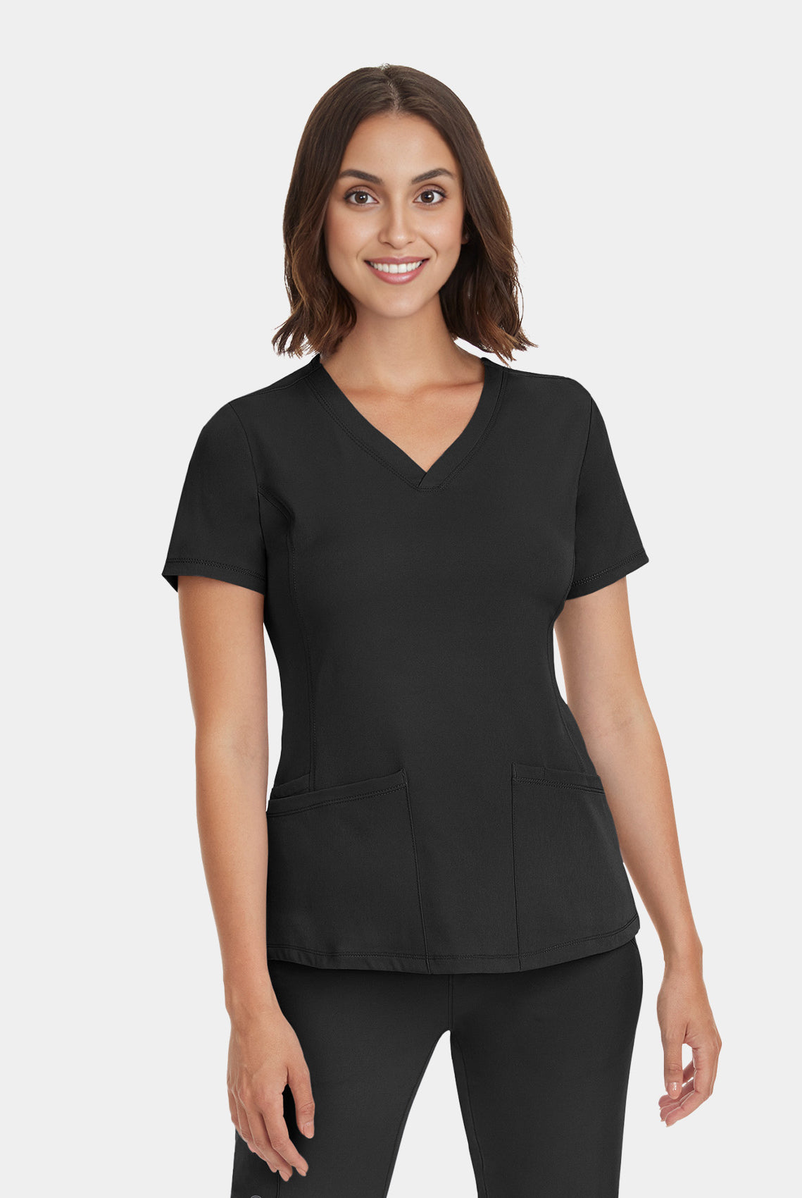 Healing Hands Monica Scrub Top - Black