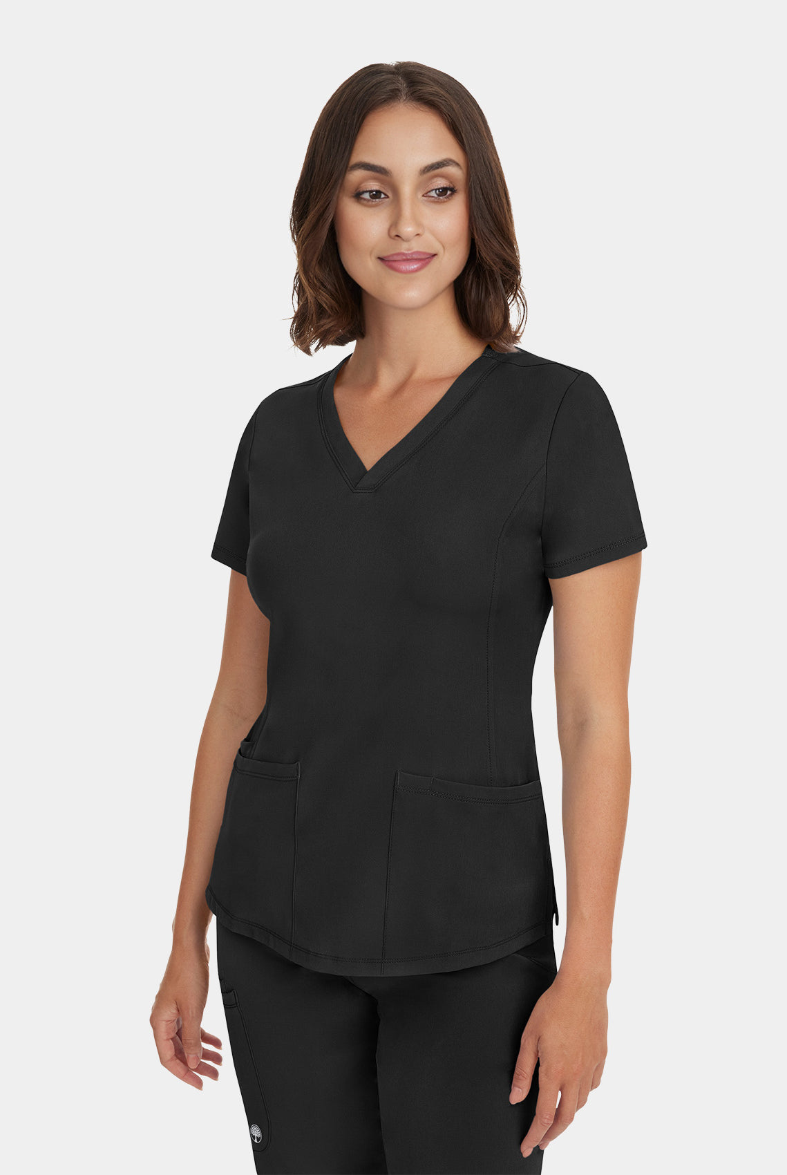 Healing Hands Monica Scrub Top - Black