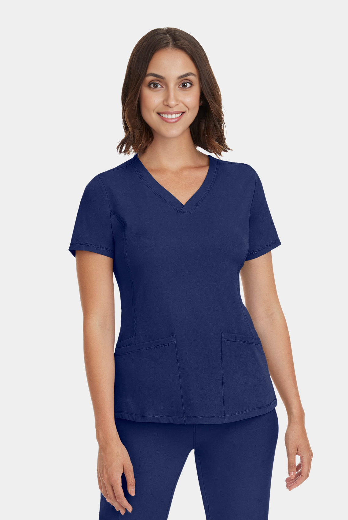 Healing Hands Monica Scrub Top - Navy