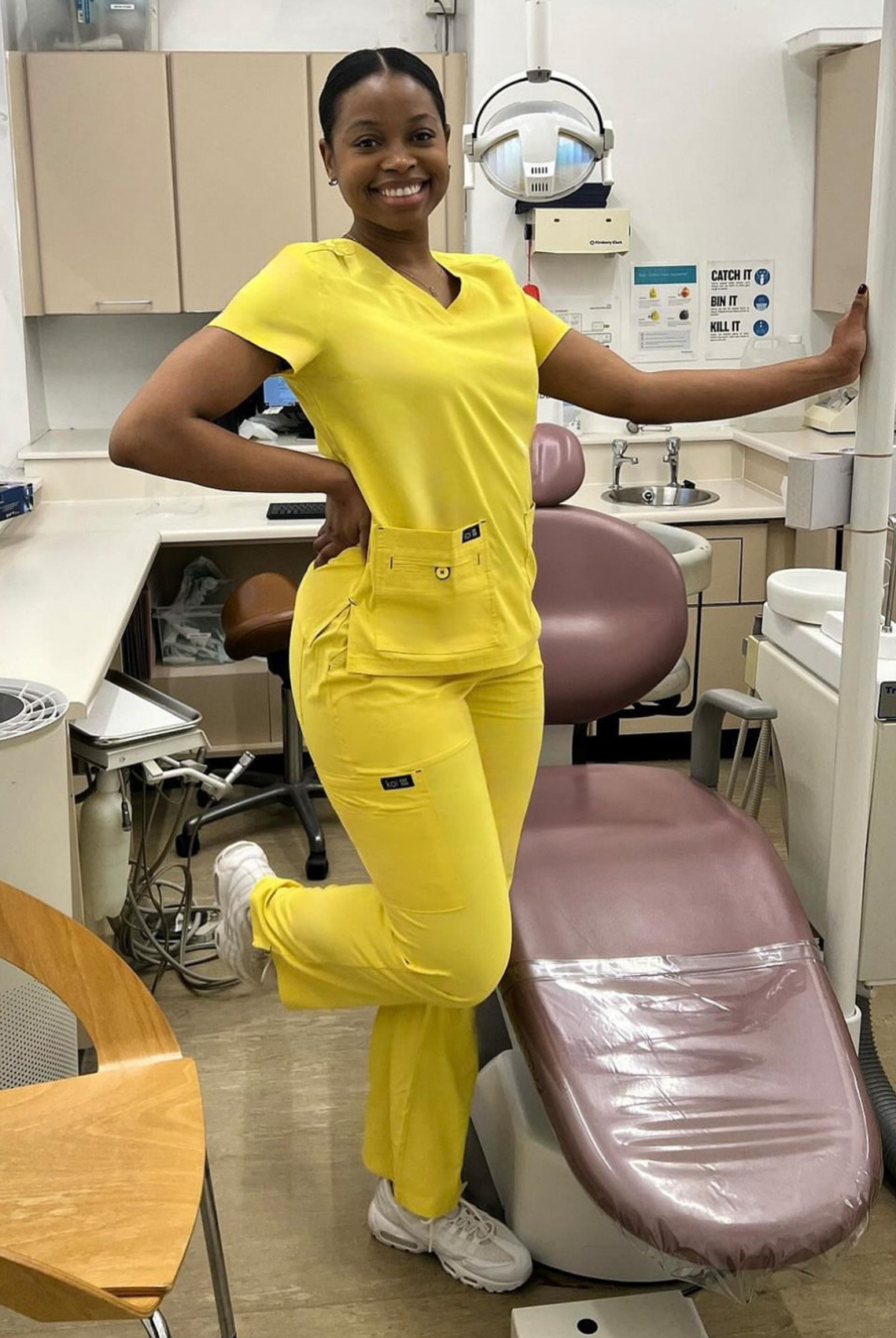 Koi Basics Becca Scrub Top