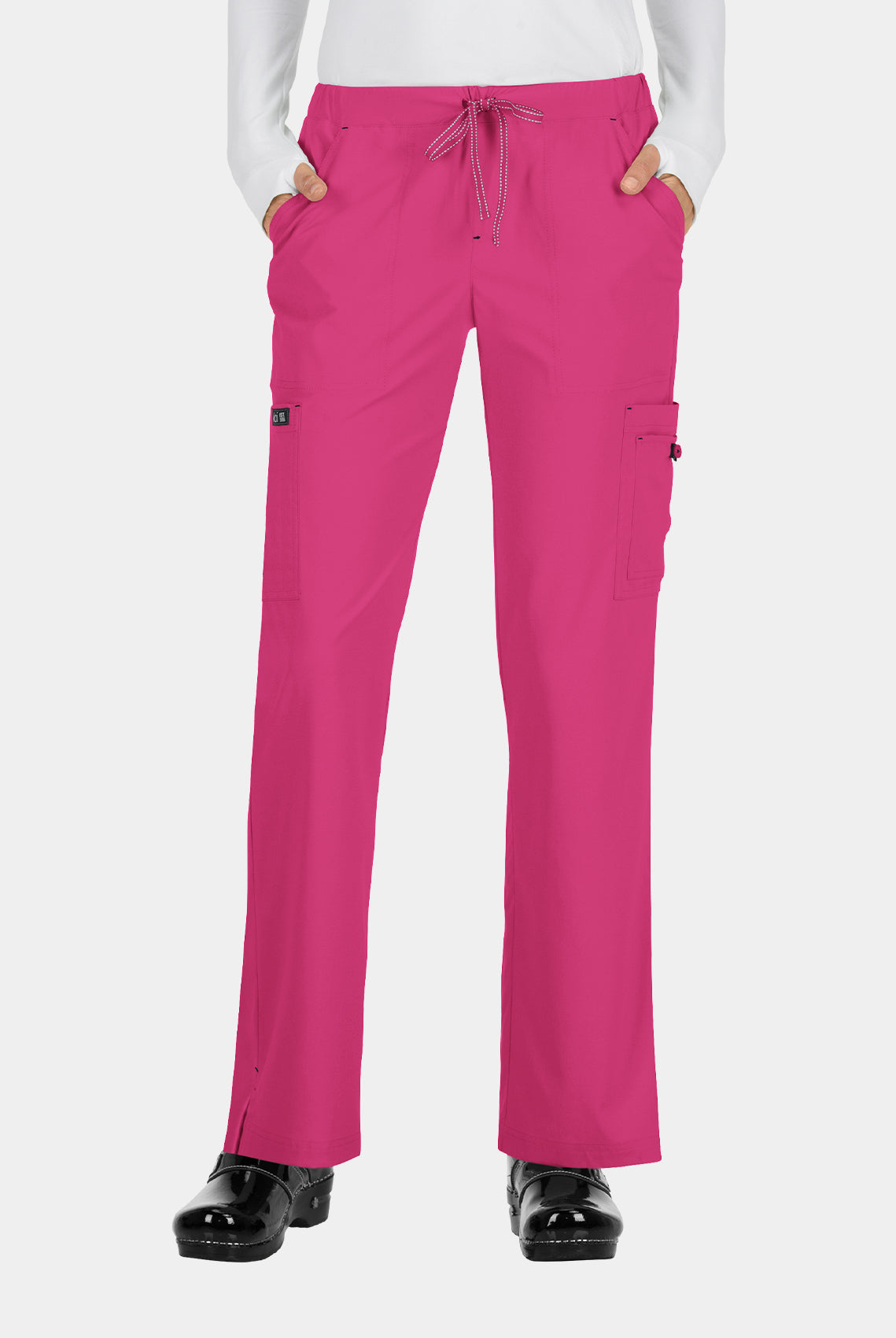 Koi Basics Holly Scrub Trousers - Flamingo