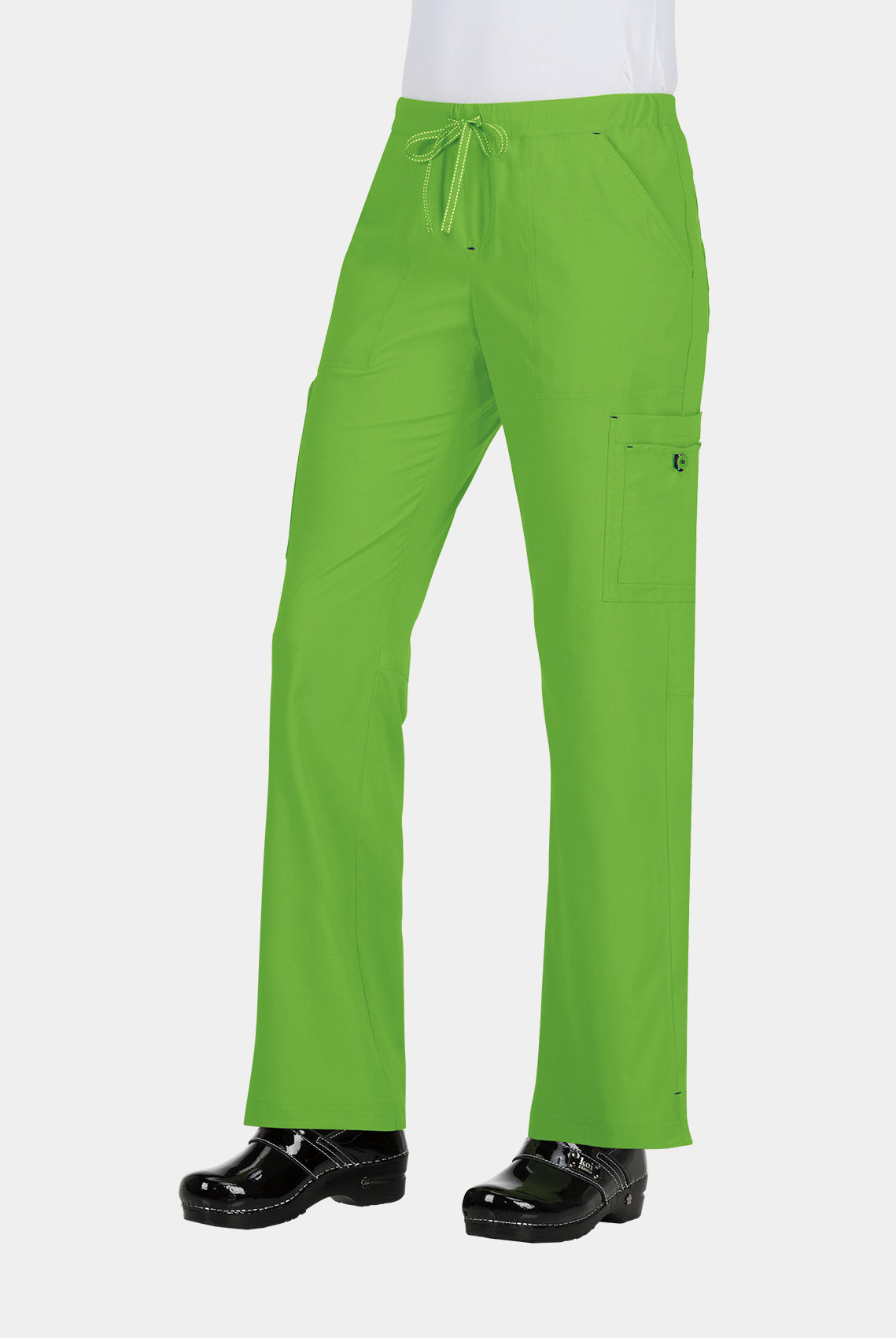 Koi Basics Holly Scrub Trousers - Green Tea - Back