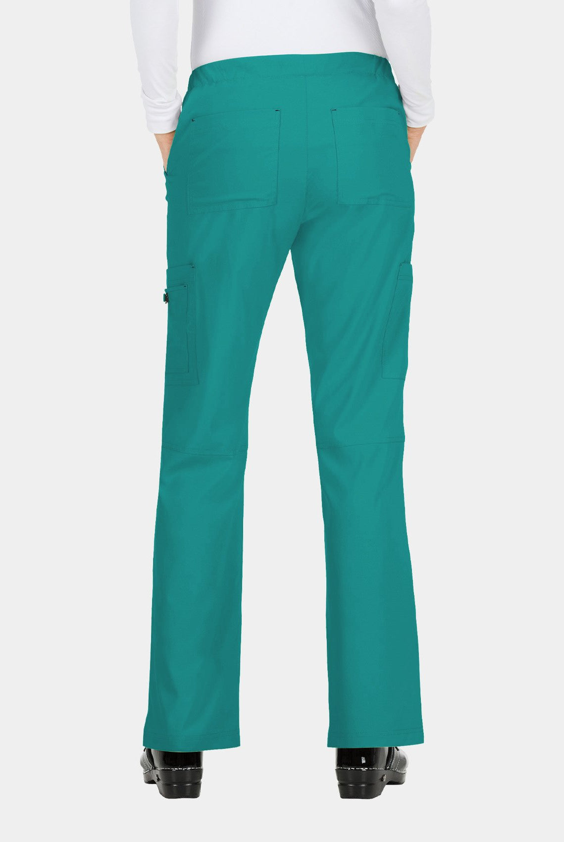 Koi Basics Holly Scrub Trousers- Teal - Back