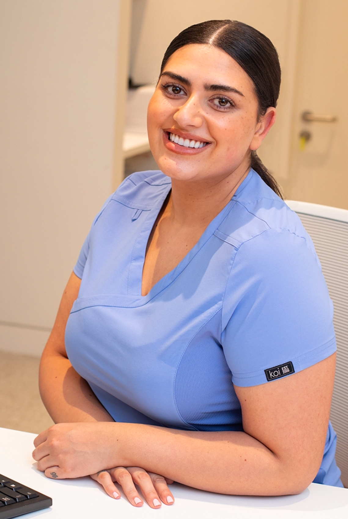 Koi Basics Katie Scrub Top