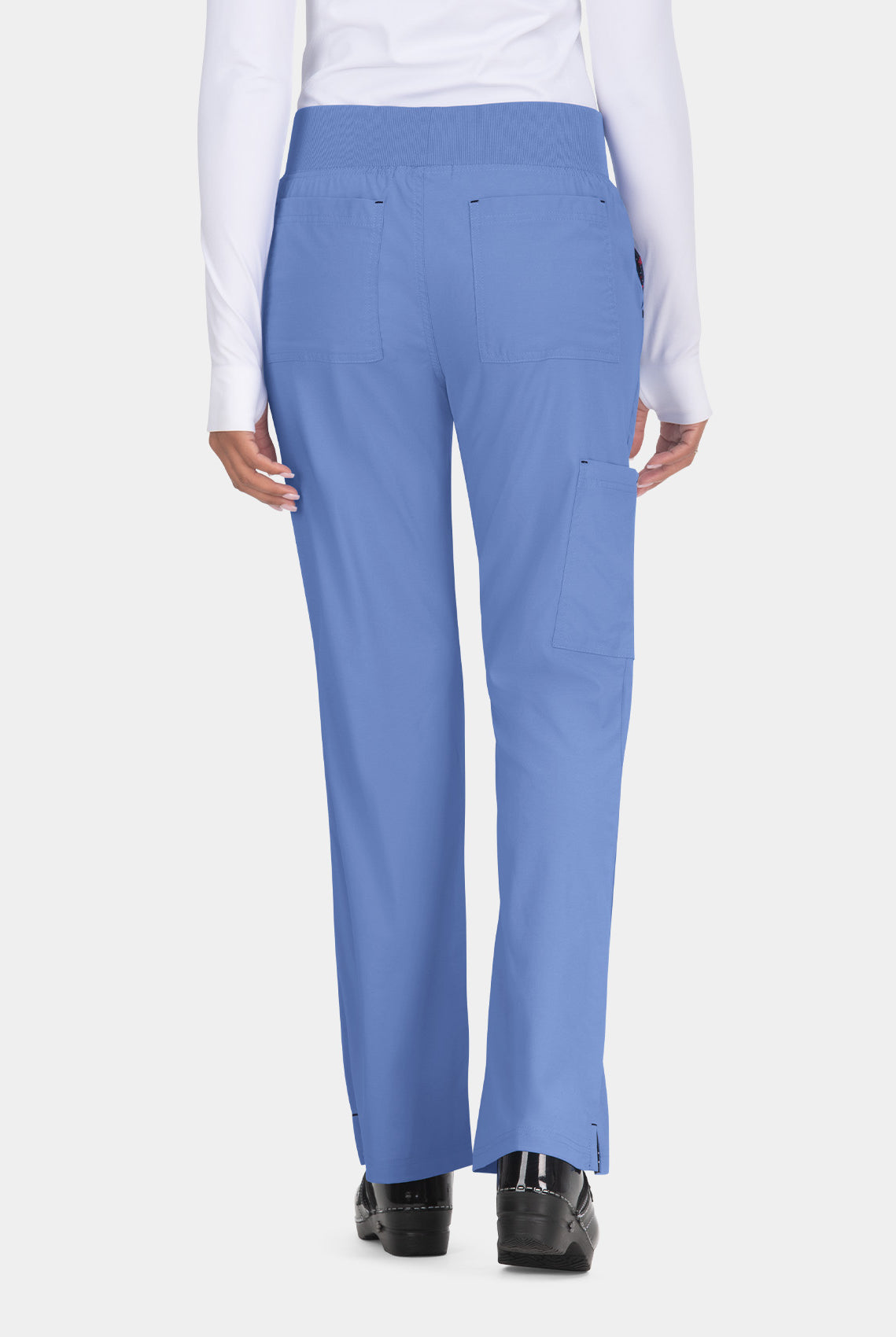 Koi Basics Laurie Scrub Trousers - True Ceil - Back