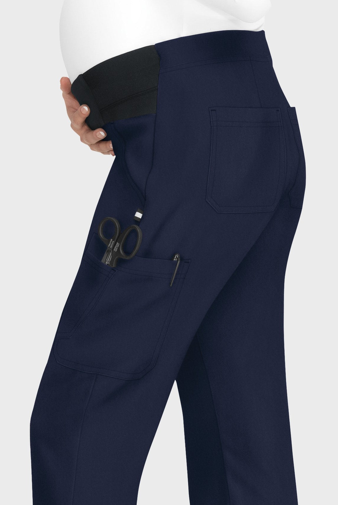 womens-koi-next-gen-on-the-move-maternity-scrub-trousers-navy-2