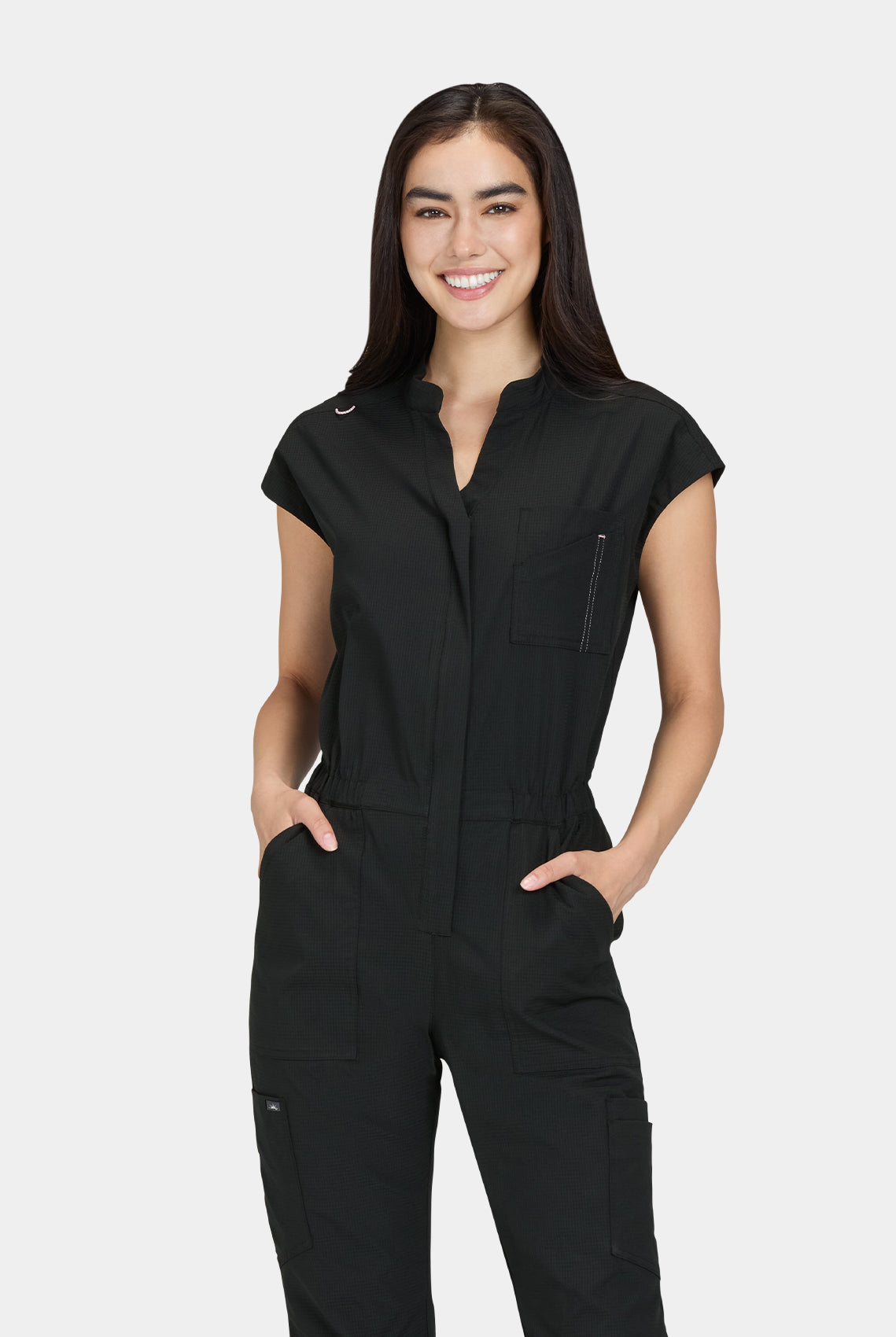 Koi Solis Anja Scrub Jumpsuit - Black