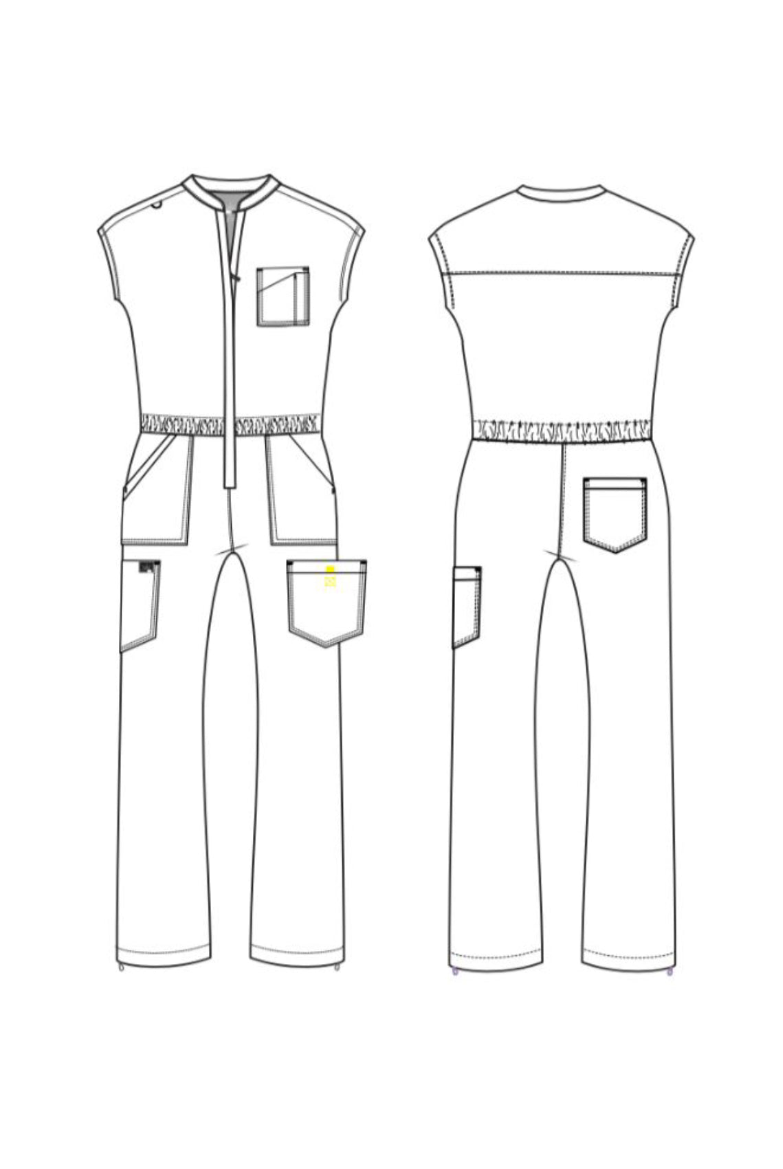 Koi Solis Anja Jumpsuit - Sketch