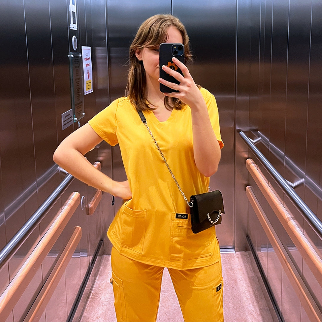 Heather mango scrubs