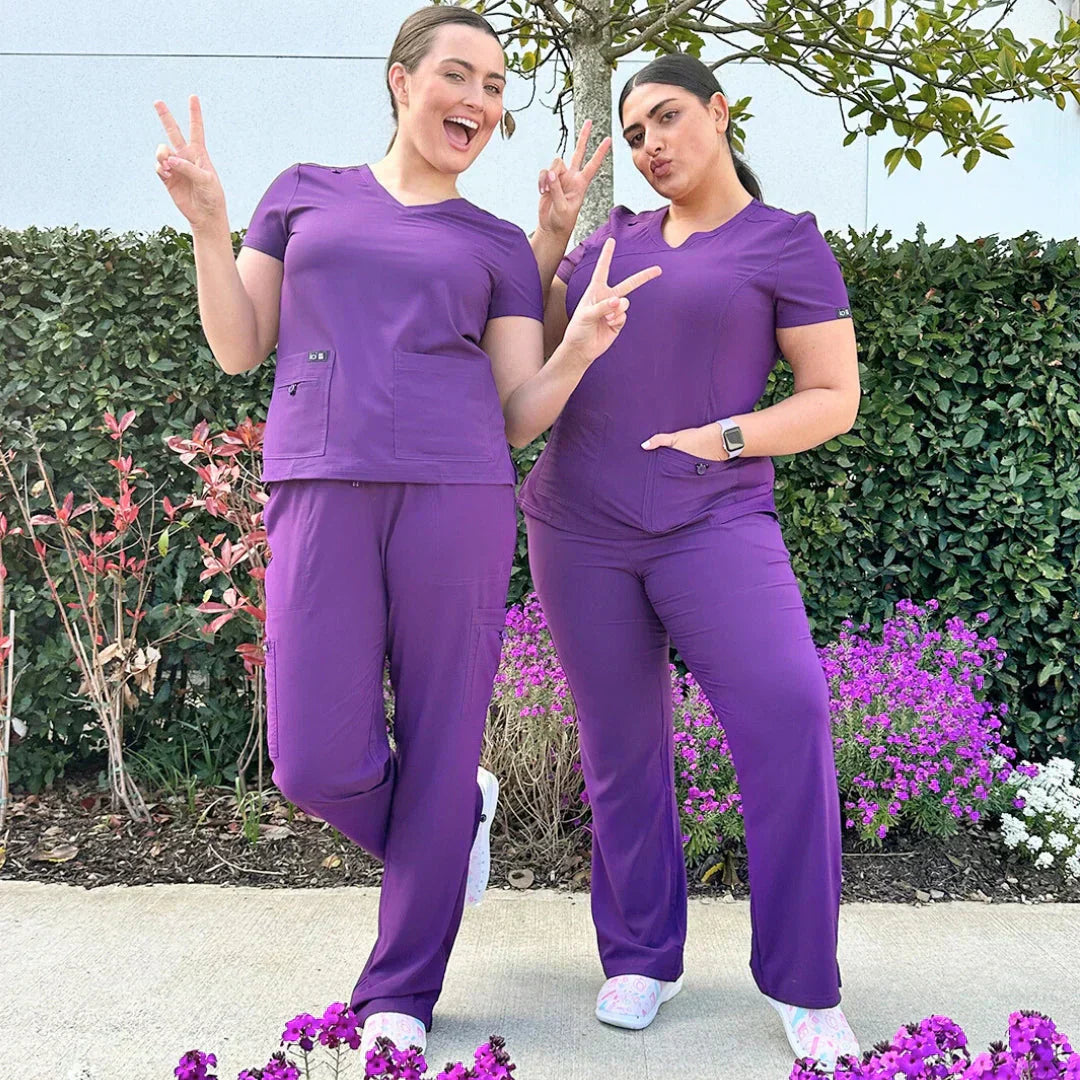 Koi basics scrubs eggplant