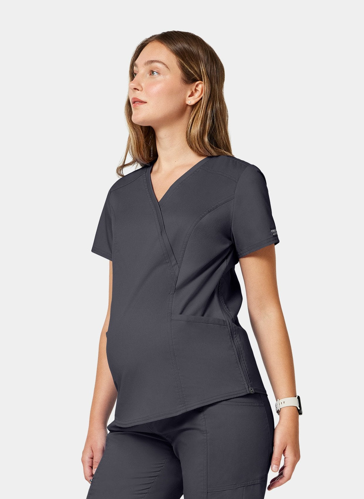 Maternity Scrubs Sizing & Fit Guide: Tops and Trousers for Every Trimester