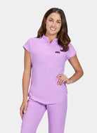 Koi Basics Ari Scrub Top Bloom Lavender