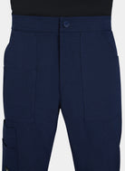 Men's Koi Solis Scrub trousers Navy closeup
