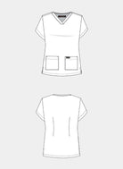 Women's scrub top