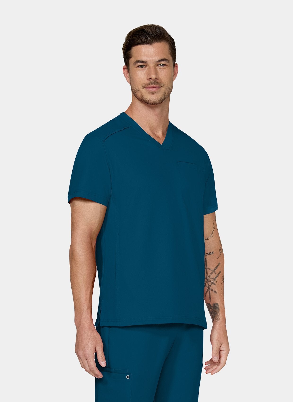 Koi Cureology Stasis Scrub Top - Caribbean
