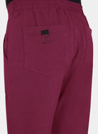 Koi Solis Ondra Scrub Trousers Wine Back Pocket