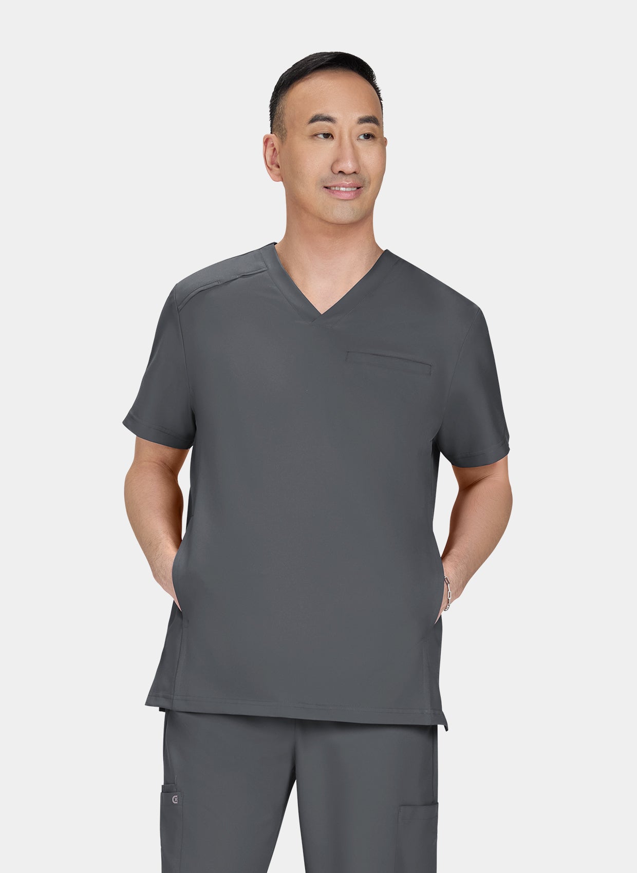 Men Koi Cureology Stasis top Pewter