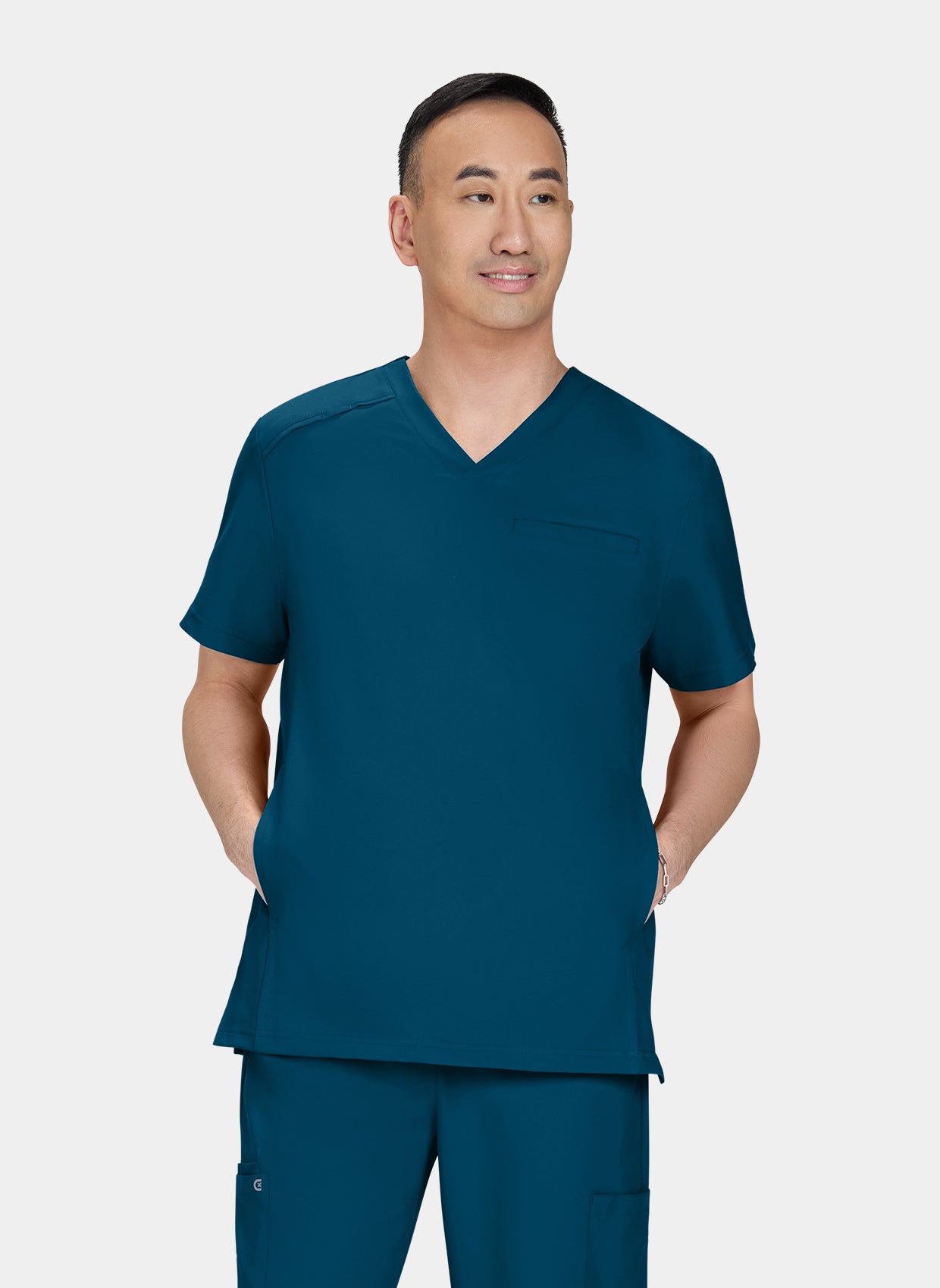 Koi Cureology Stasis Scrub Top - Caribbean