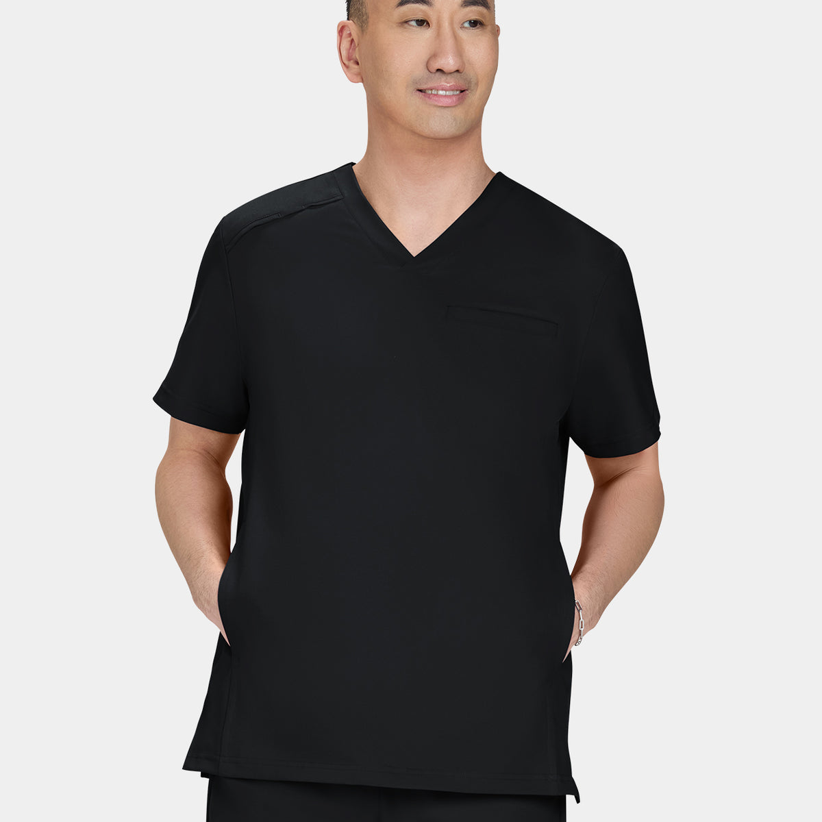 Koi Cureology Stasis Scrub Top - Black – Happythreads