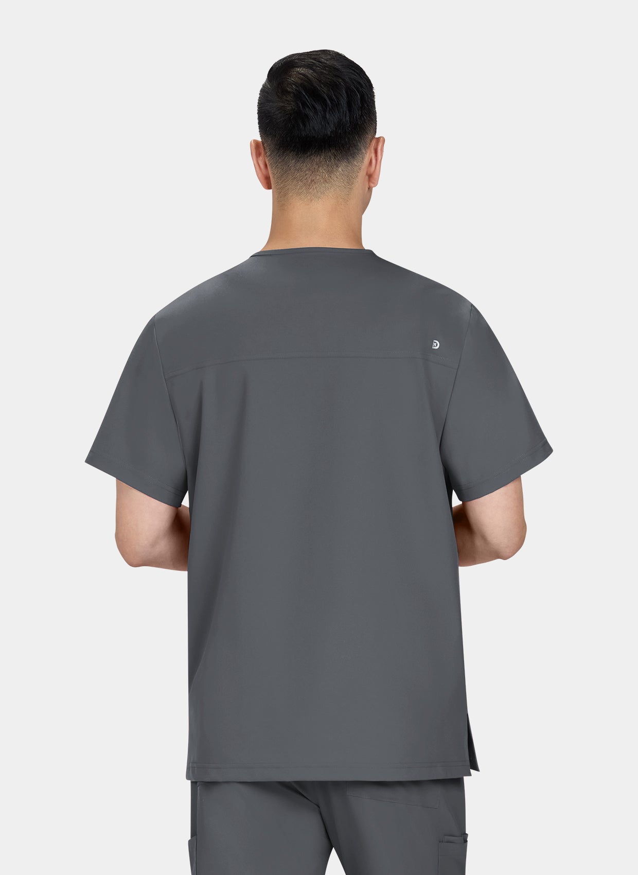 Koi Cureology Stasis Scrub Top - Pewter