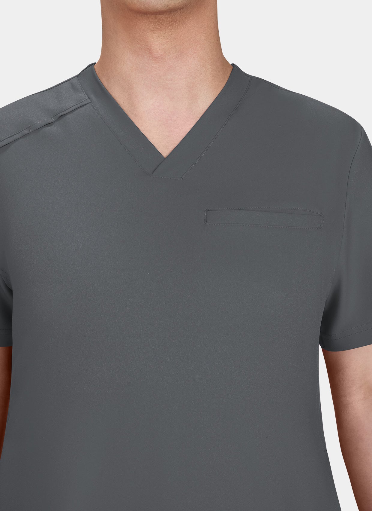 Koi Cureology Stasis Scrub Top - Pewter