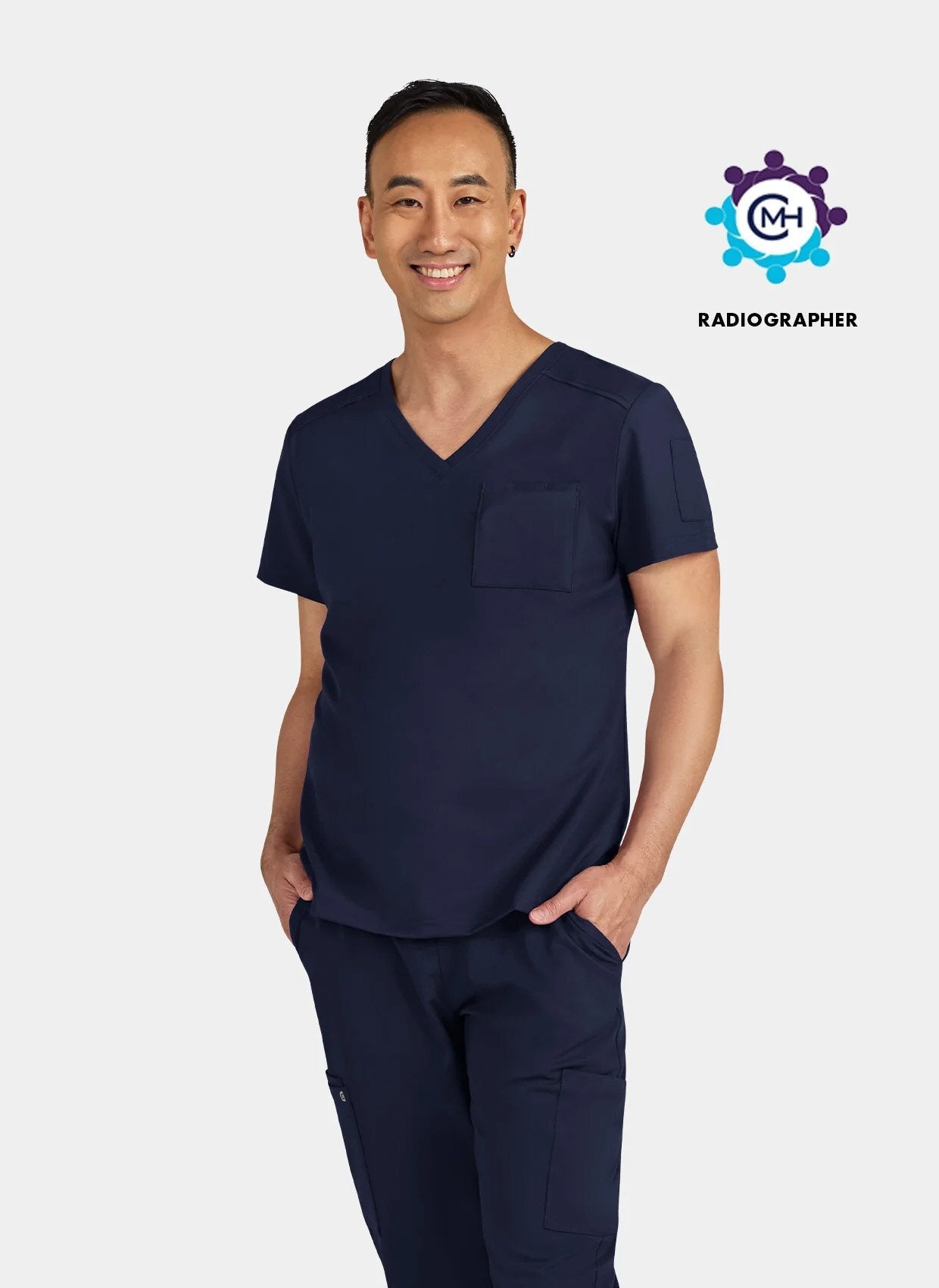 CMH Radiographer - Koi Cureology Arthro Top - Navy