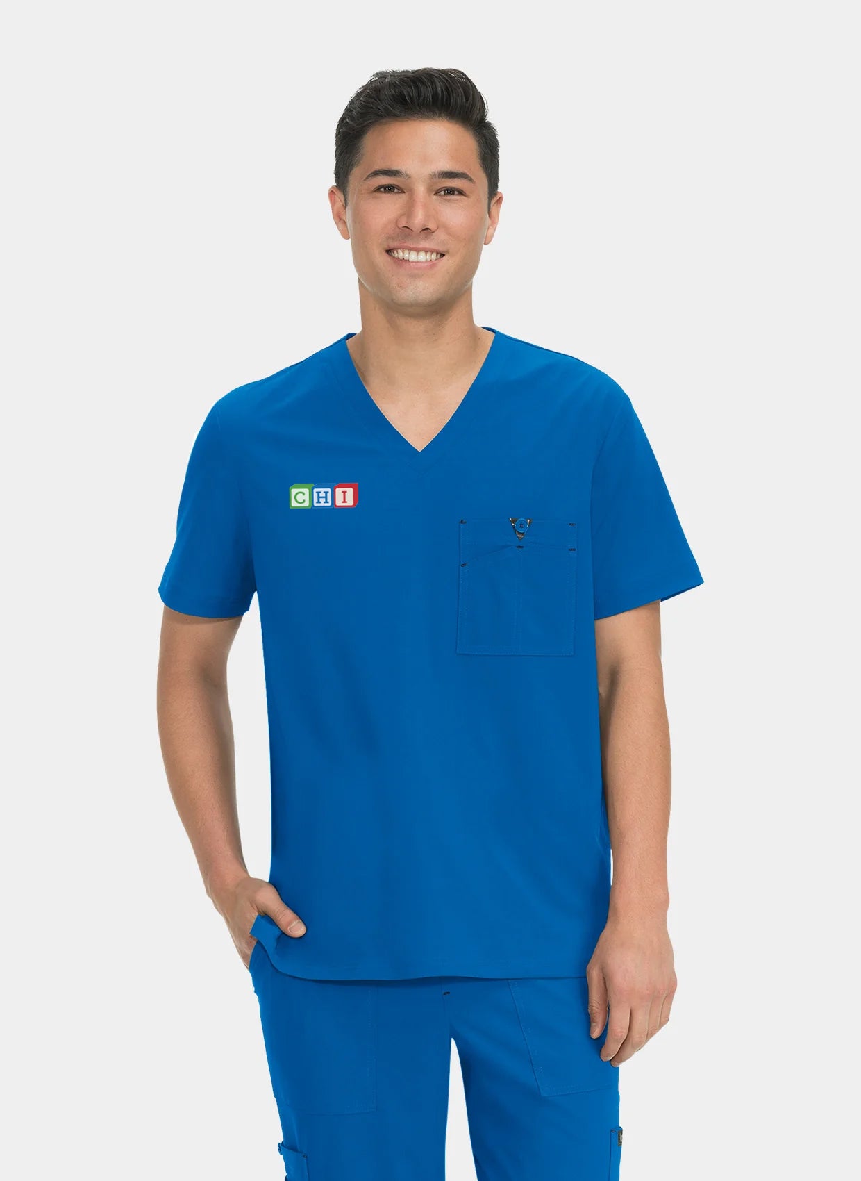 CHI Staff Nurse - Koi Basics Bryan Scrub Top